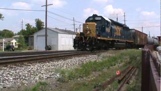 Q327 Csx8085 Sd40-2 Plymouth Mi 05-27-2010