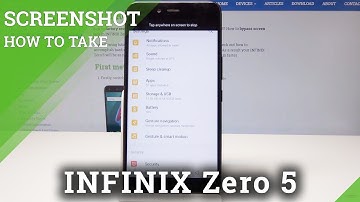 How to Take Screenshot on INFINIX Zero 5 - Capture Screen Instructions