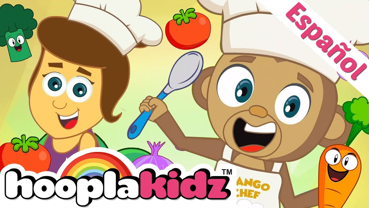 HooplaKidz en Español | ¡Me encantan las verduras! | Canciones ...