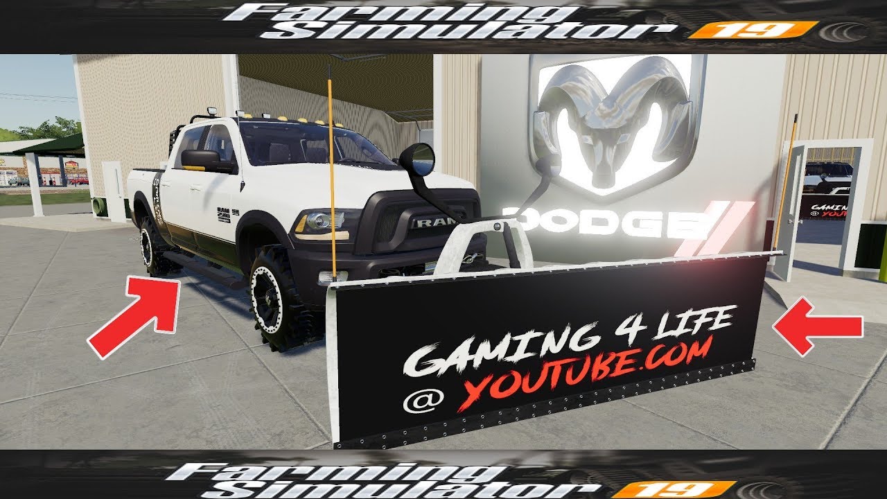 FS19 MODS - PLOWING SNOW IN A BLIZZARD - NEW TRUCKS - FARMING SIMULATOR 19