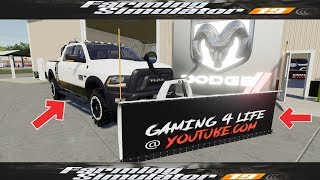 Fs19 Mods  Plowing Snow In A Blizzard  New Trucks  Farming Simulator 19