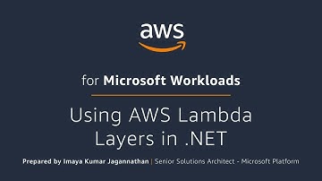 Using AWS Lambda Layers in .NET