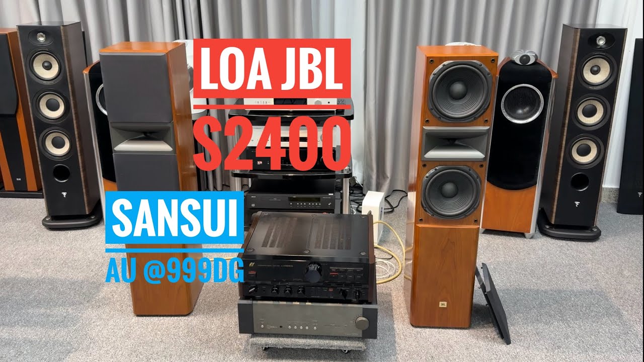 🇻🇳 Loa JBL S2400 đẹp keng 💝Phối ghép hoàn hảo amply Sansui au @999dg Ae quan tâm alo nhé