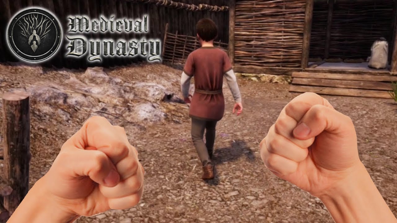 Playing Medieval Dynasty BUT I CAN'T STOP HITTING PEOPLE!