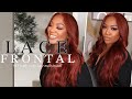 INSTALL THIS GORGEOUS #33 LACE FRONTAL UNIT WITH ME!! NEW FAVORITE HAIR COLOR! Ft. Hermosa Hair