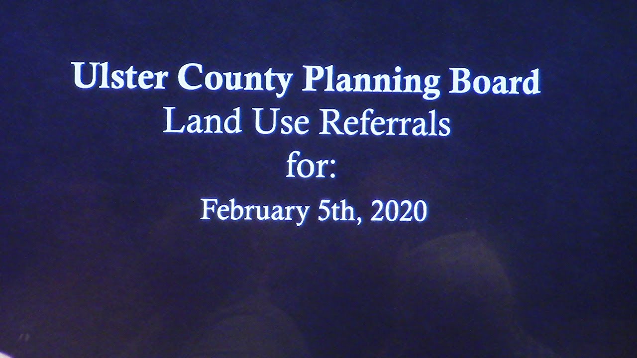 Ulster County Planning Board Meeting 14 KingstonNY YouTube