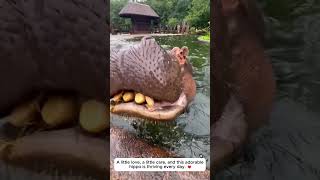 #Shorts #Hippo #HippoFeeding #AnimalCare #Wildlife #Nature #AnimalLover #AmazingAnimals #CuteAnimals