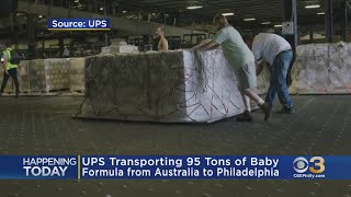 UPS Transporting 95 Tons Of Baby Formula From Australia To Philadelphia