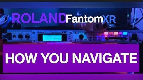#roland FANTOM XR SAVING SETTINGS! (TIPS AND TRICKS)