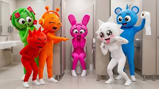 Pinki Walked Into the Bathroom… Then Team Sprunki Started Their Prank!