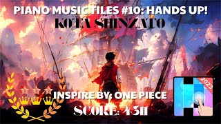 PIANO MUSIC TILES #10: HANDS UP! | (3 STARS + 3 CROWNS) screenshot 1