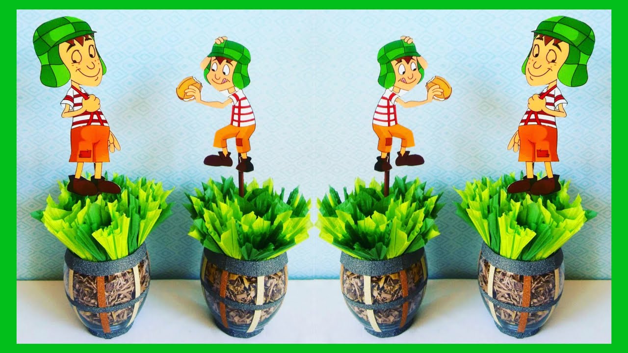 Centro de Mesa del Chavo Del Ocho | DECORACION DE CHAVO DEL 8