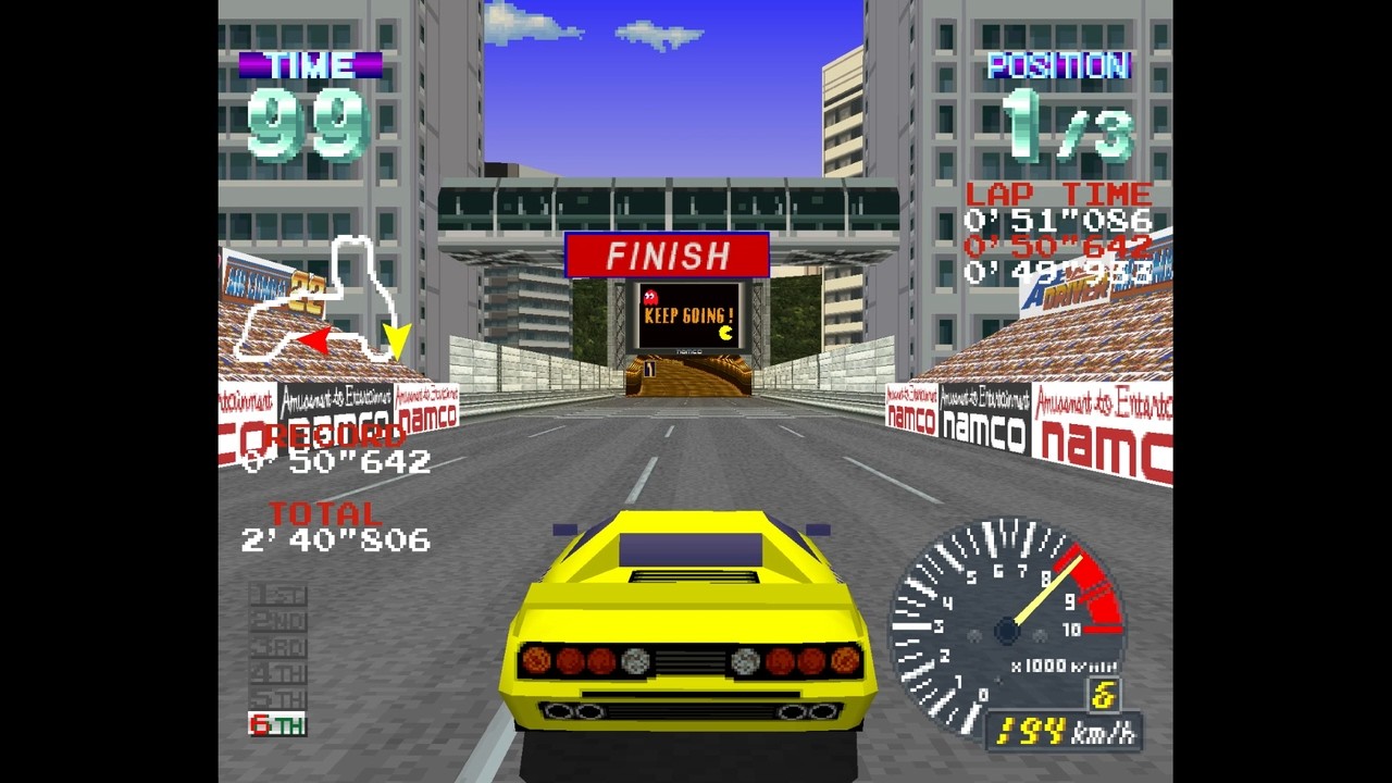 【リッジレーサーレボリューション】 初級T.T. RT YELLOW SOLVALOUで13th RACINGを完膚なきまでに負かす 【ネジ ...