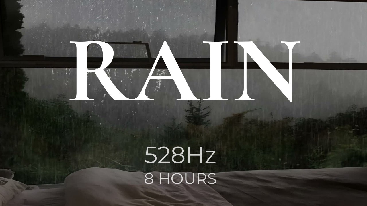 8 Hours Rain Sounds for Deep Sleep | 528Hz | Quiet Night - YouTube