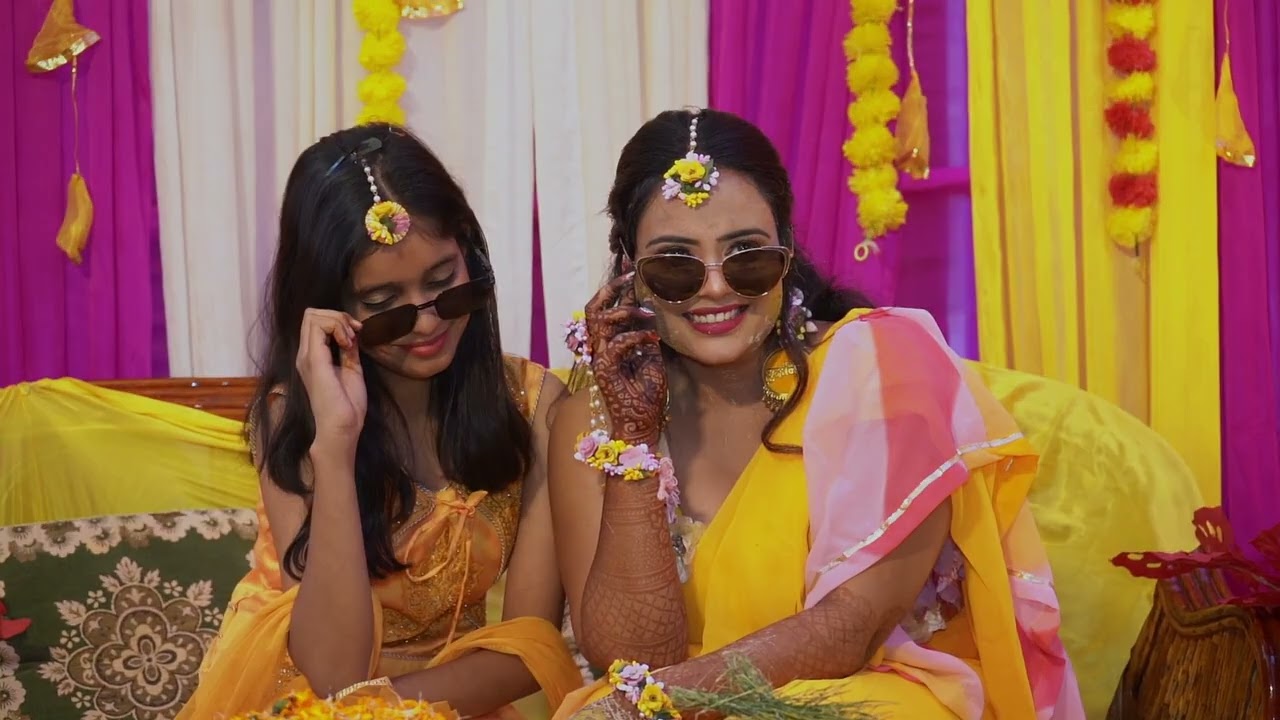 Khushbu haldi function 