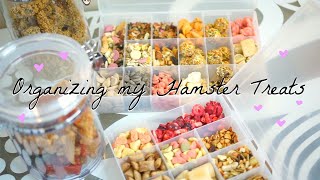 Organizing My Hamster Treats