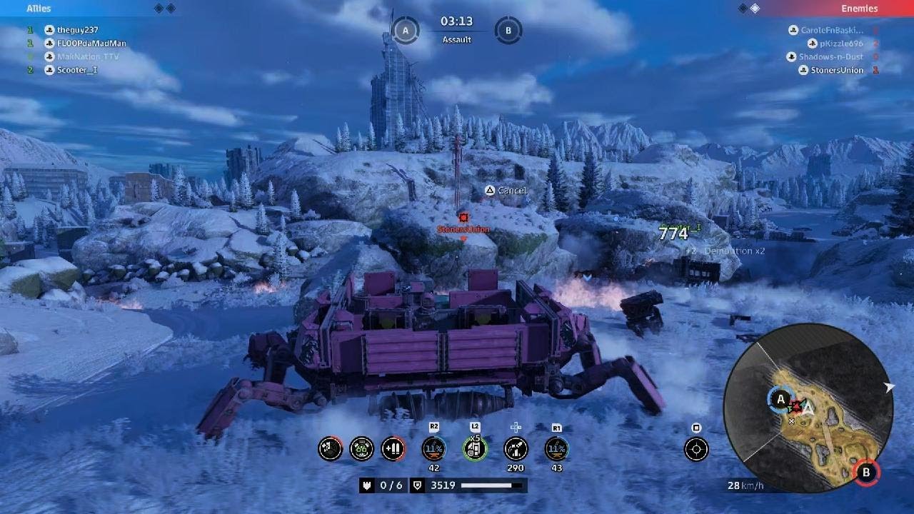 MPYR clan wars | crossout ps5 #50