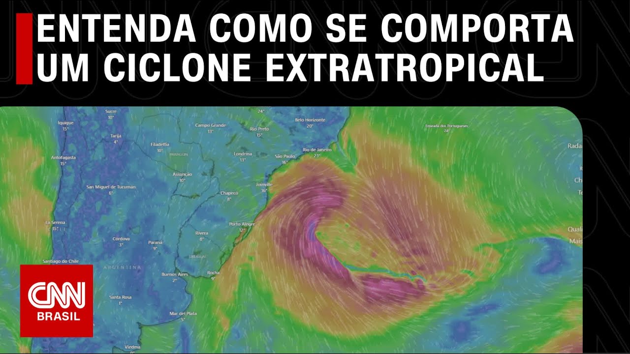 Entenda como se comporta um ciclone extratropical | CNN PRIME TIME ...