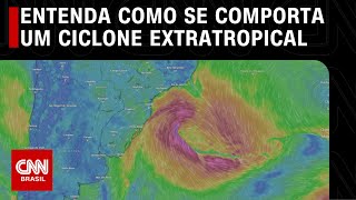 Entenda como se comporta um ciclone extratropical | CNN PRIME TIME