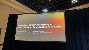 Serverless stream processing with lambda and kafka Reinvent 2022