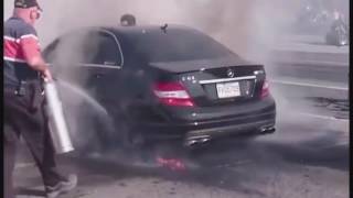 C 63 Amg Burnout