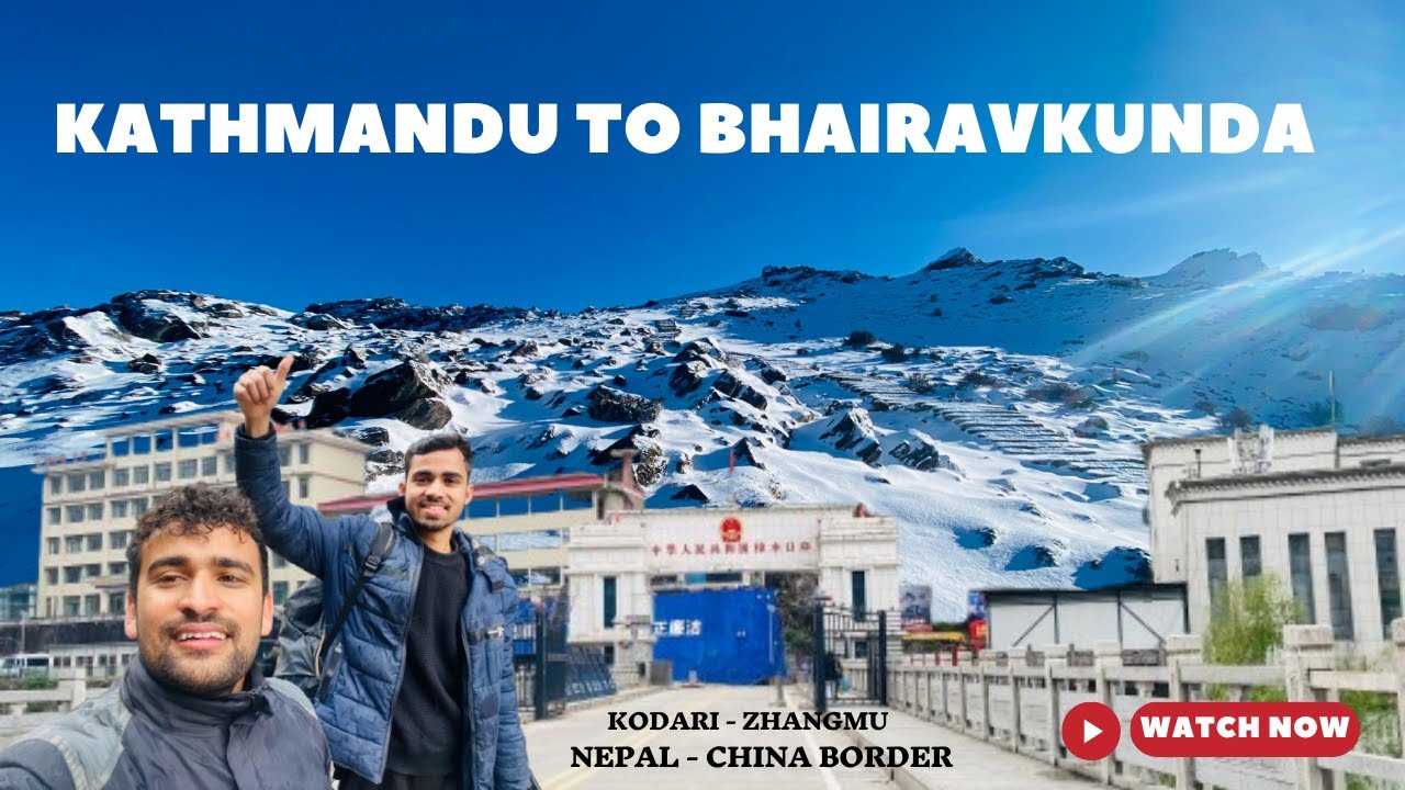 Bhairav Kunda | Kathmandu to Bagam & Tatopani Border Bike Journey 🏍✨