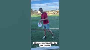 Backhand throwing tip for beginners! #ultimatefrisbee #ultimate