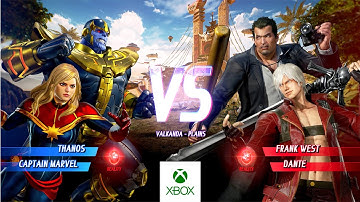 Marvel VS Capcom Infinite : THANOS & CAPTAIN MARVEL vs FRANK WEST & DANTE