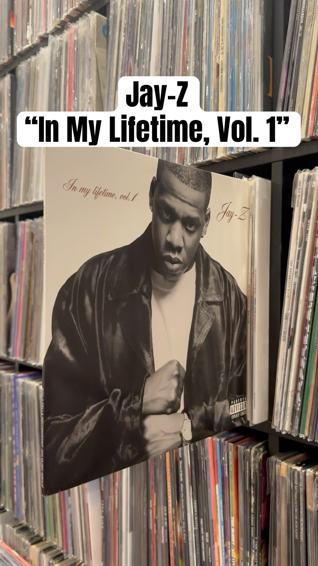Jay-Z “In My Lifetime, Vol. 1” vinyl album - YouTube