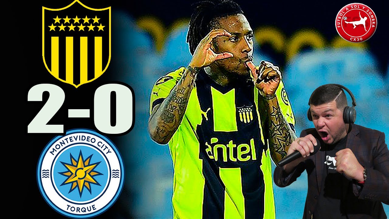 PEÑAROL 2 MONTEVIDEO CITY TORQUE 0 RESUMEN DE GOLES RELATO DE GUTI ...