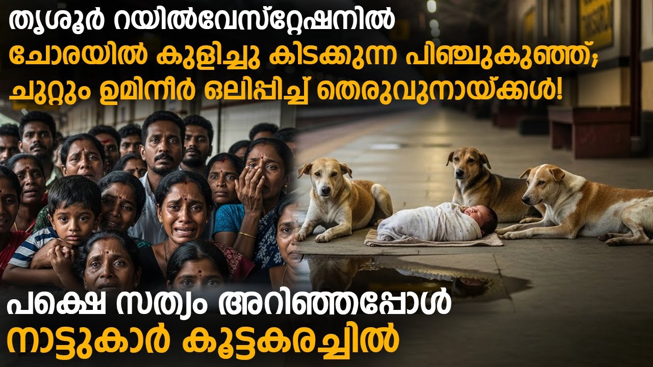 ചോരയിൽ കുളിച്ചു കിടക്കുന്ന പിഞ്ചുകുഞ്ഞ്;ചുറ്റും ഉമിനീർ ഒലിപ്പിച്ച് തെരുവുനായ്ക്കൾ! feel stories