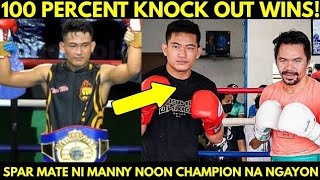 Ka Sparring ni Manny Pacquiao Lalong Lumalakas At Boxing Champion na Ngayon Dahil sa Tulong Ni Manny