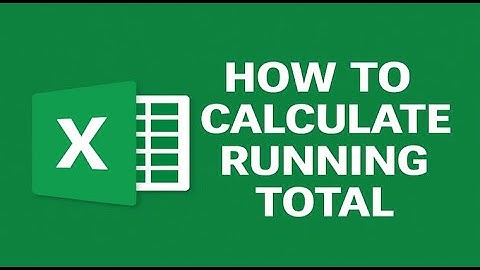 How to Calculate Running Total + YTD & QTD Hacks (No PivotTable Needed!)