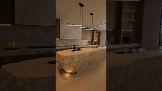 Bel Air Kitchen island Unique Design #hometour #realestate #kitchen #losangeles #luxurylifestyle #la