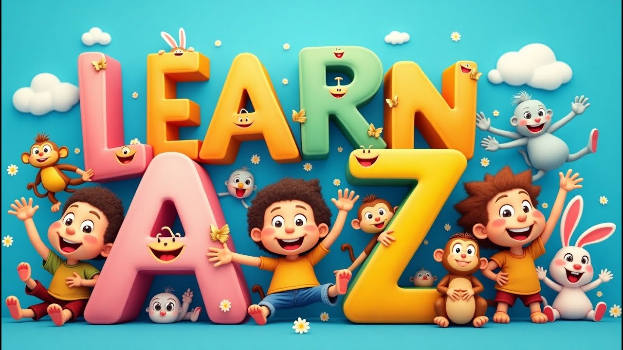 A to Z Alphabet Learning for Kids | ABC Phonics | Fun Educational Video ...