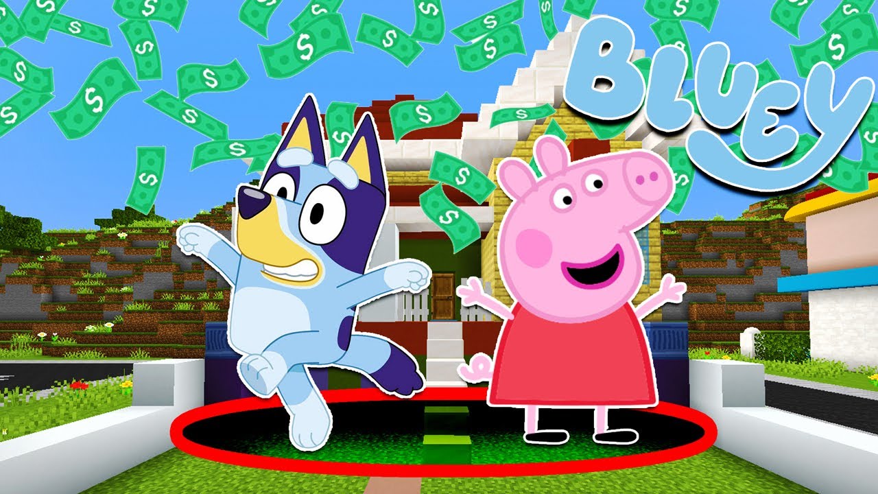 BLUEY y PEPPAPIG la ULTIMA en SALIR del CIRCULO GANA | Las Aventuras de BLUEY en ROBLOX!