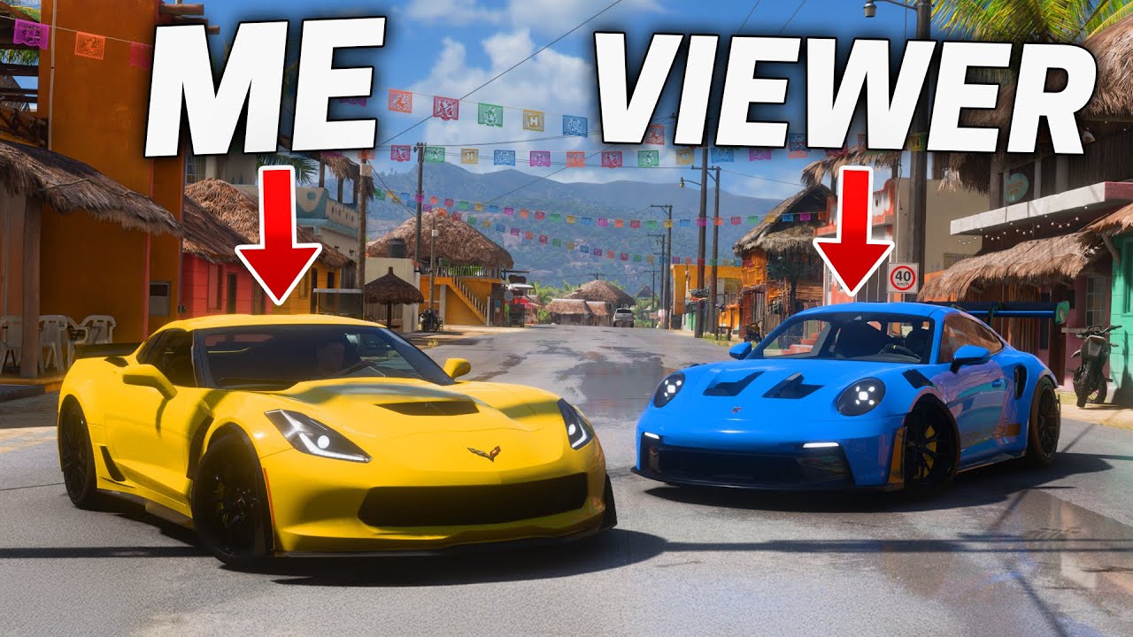 Forza, но это борьба ютуберов и подписчиков...