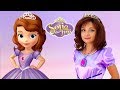 Kids Makeup Sofia the First & Costumes Disney Princess Cosplay with Colours Paints