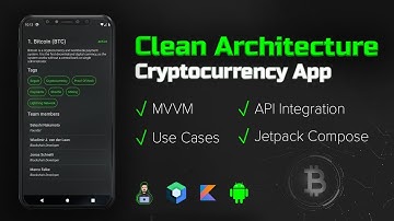 How to Make a Clean Architecture Cryptocurrency App (MVVM, Use Cases, Compose) - Android Studio