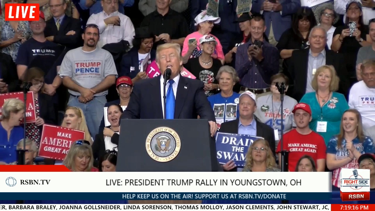 FULL SPEECH President Trump Rally in Youngstown, OH 7/25/17 YouTube