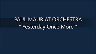 Paul Mauriat   Yesterday Once More