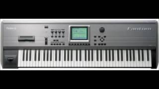 Roland Fantom FA-76 - live ambient track