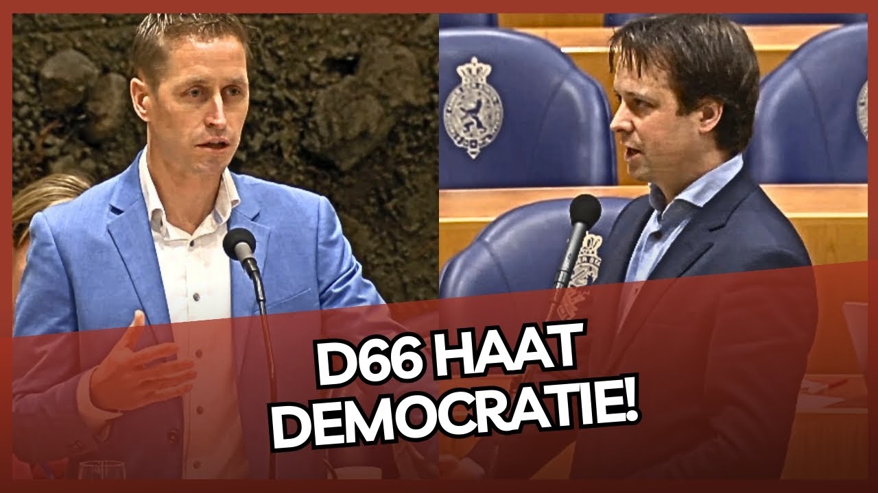 SP'er is D66 SPUUGZAT! D66 HAAT democratie! - YouTube