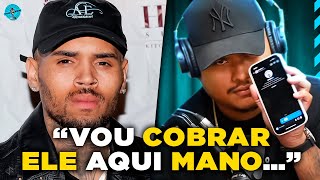 CHRIS BROWN BLOQUEOU O LUCCAS CARLOS NO INSTAGRAM 😱
