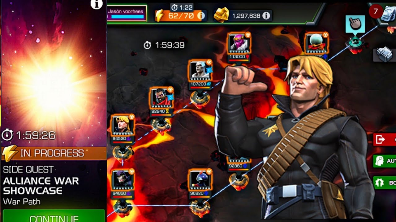 Best counters of Longshot Alliance war showcase Marvel Contest of