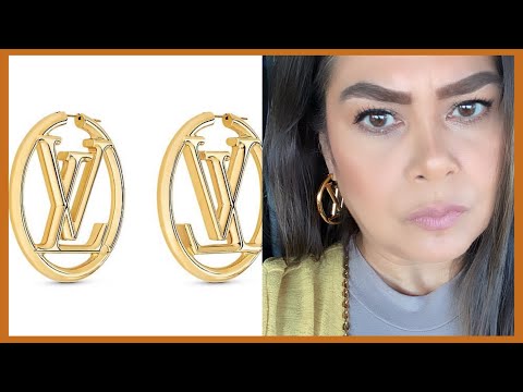 LV Louise Hoop Earring Real Vs Fake. I have Rona so I can barely