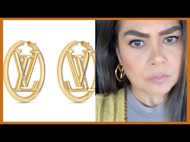 LOUIS VUITTON LOUISE HOOP EARRINGS  FIND & READ AUTHENTIC CODES on  JEWELRY, KEY HOLDERS & CHARMS 
