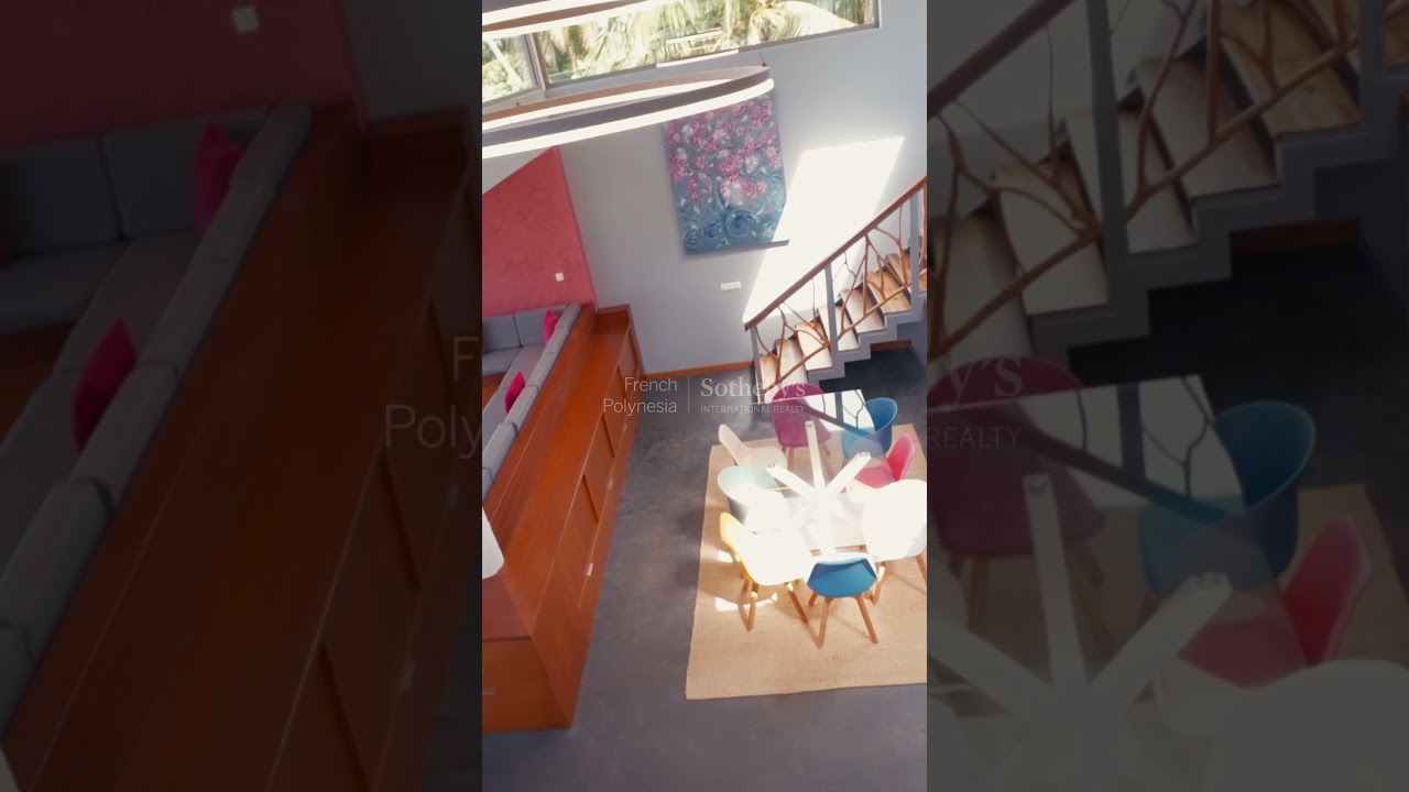 ✨🔑 Exclusivité FPSIR - Moorea - Teavaro - Villa alliant esprit polynésien et lignes épurées 🔑✨