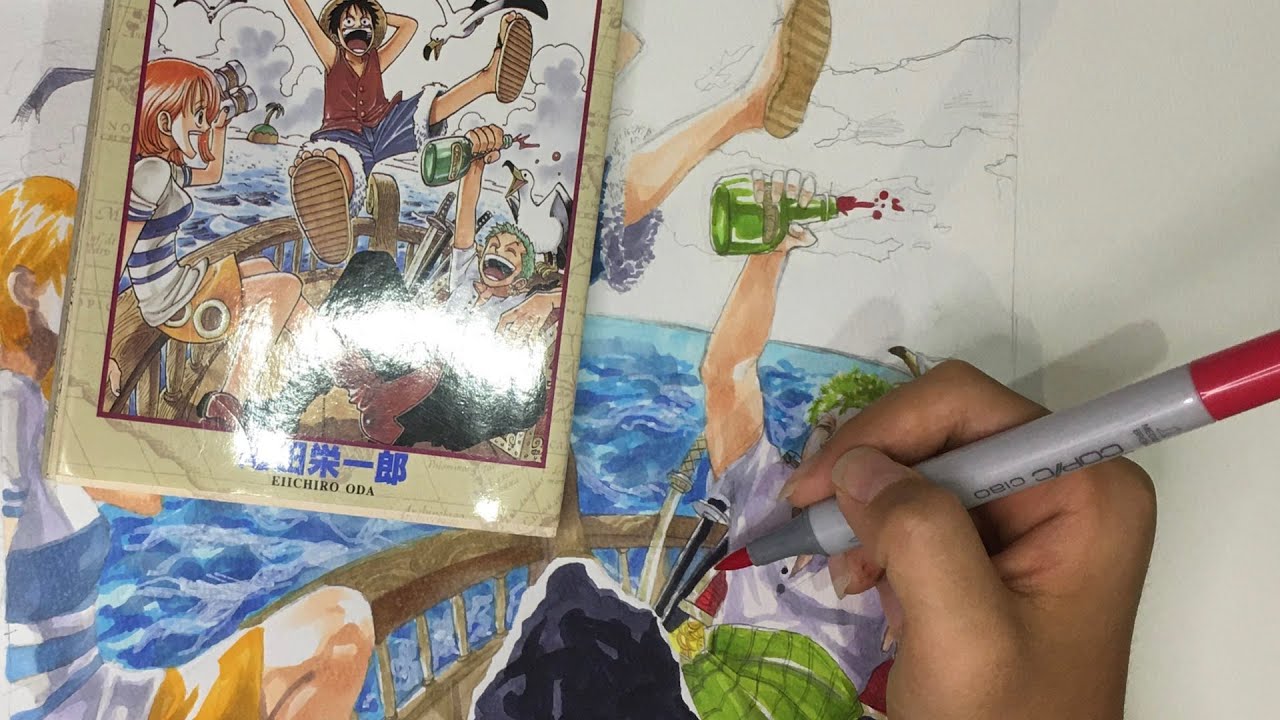ワンピース リアルにワンピース1巻 の表紙を描いてみた Drawing Real One Piece Volume One Copic One Piece Youtube ワンピース リアルにワンピース1巻 の表紙を描いてみた Drawing Real One Piece Volume One Copic One Piece Youtube