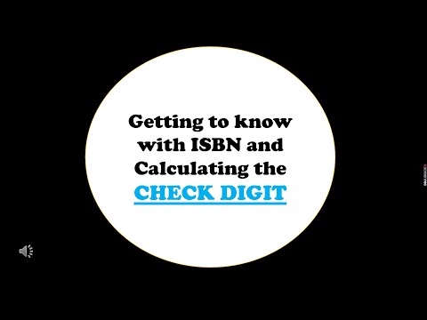 ISBN and Check Digit: What is ISBN and Calculating its Check Digit